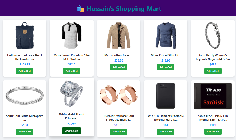 Project 8 screenshot