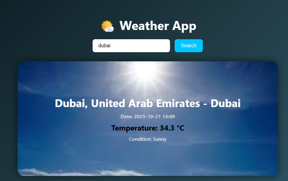 Project 4 screenshot